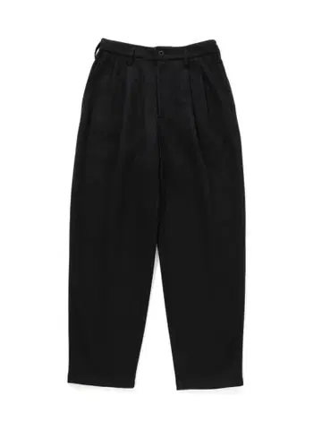 JUNRED 웜 크로스 와이드 테이퍼드 팬츠