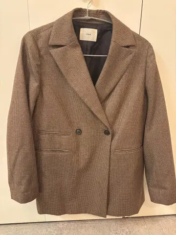 건클럽 체크 자켓 36 사이즈 IENA