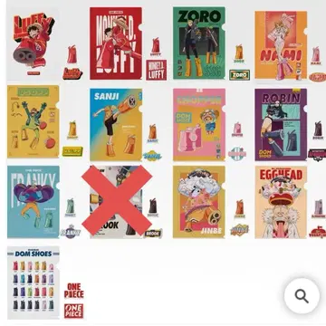 제일복권 원피스 미래섬 에그 헤드 K상 클리어 파일 12종 세트