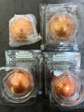 드래곤볼 제일복권 F상 드래곤볼 스트랩 4개 세트