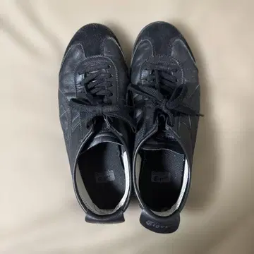 오니츠카타이거 멕시코 66 가죽 스니커즈 블랙