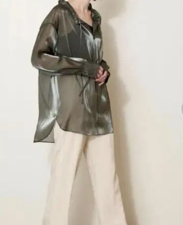 AEWEN MATOPH 오간자 블라우스