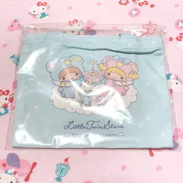 산리오 키키라라 리틀트윈스타 시크릿 미니 복조리 & 미니 토트백