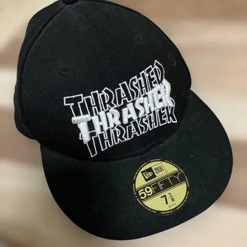 THRASHER 59FIFTY 캡 블랙 7 3/8