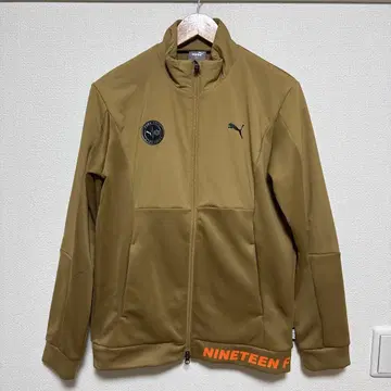 PUMA 풀 지퍼 자켓 M 브라운