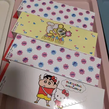 짱구는 못말려 키티 엔젤 블루 페코짱 지퍼 백 4