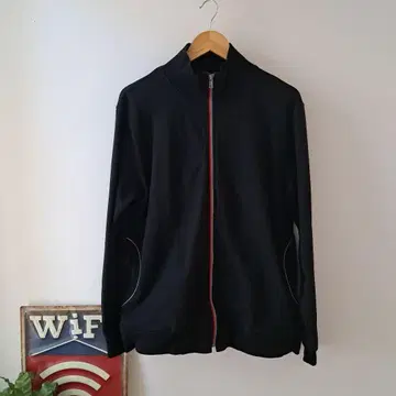 [쉽스] 풀 집업 맨투맨 자켓 일본제 블랙 L 사이즈