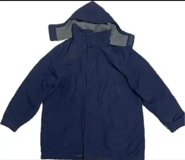 Lands' End 스톰 코트 XL 네이비 방수 방한