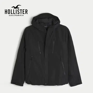 새상품 미사용 홀리스터 후디드 쉘 자켓 블랙 US S 사이즈