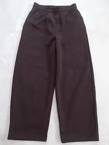 유니클로 C 맨투맨 와이드 팬츠 블랙 M 사이즈