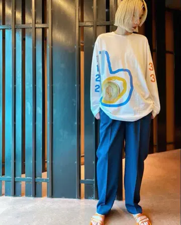 roku 6 sance sance 콜라보 T셔츠 롱T