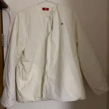 빅 사이즈 POLO 노카라 자켓 L L 화이트