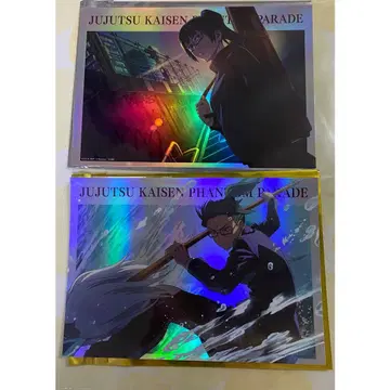 주술회전 환영야행본포 포트레이트 포스터 젠인 마키 2종 세트