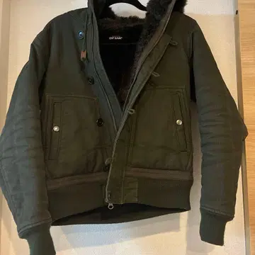 BEAMS 플리스 라이닝 자켓 점퍼 S 사이즈 올리브