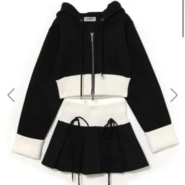 bubbles 바이컬러 맨투맨 셋업