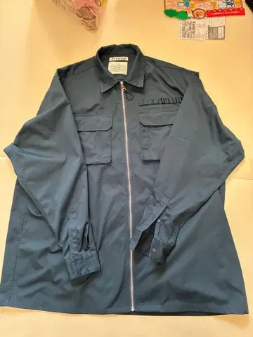 다크 블루 밀리터리 자켓 L 사이즈
