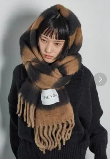 [ THE YOn ] 보더 빅 머플러 스톨