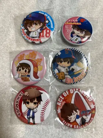 다이아의 A 사와무라 에이준 캔뱃지 세트