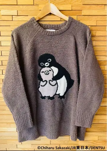 [ pensta 한정품 ] Suica 펭귄 룸 풀오버 프리