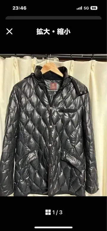 새상품급 TAKEO KIKUCHI 블랙 퀼팅 자켓 인기