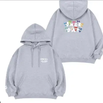 TWICE ONCEDAY 후드티 후디 그레이