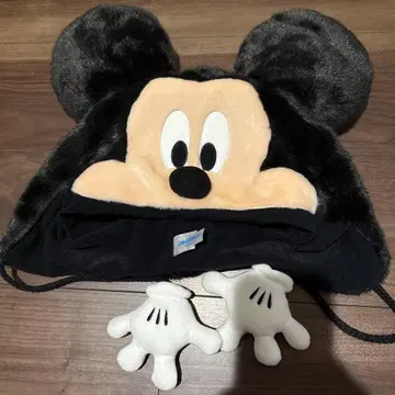 미키마우스 인조 모피 모자