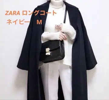 ZARA 네이비 롱 코트