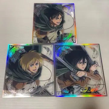 진격의 거인 Attack on memory 오로라 클리어 색지 세트