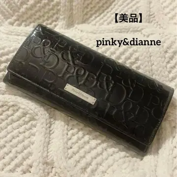 [ 새상품급 ] 핑키&다이앤 pinky&dianne 장지갑 블랙 에나멜