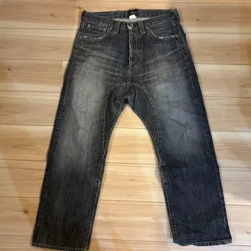 nitrow 다크 블루 스트레이트 데님 L