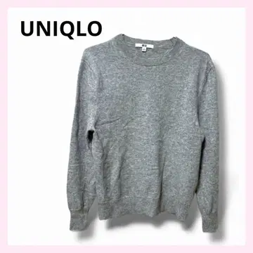 [ 새상품급 ] UNIQLO 그레이 캐시미어 스웨터 M