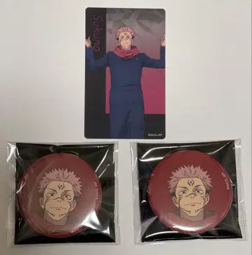 주술회전전 시부야 사건 스쿠나 캔뱃지 클리어 카드