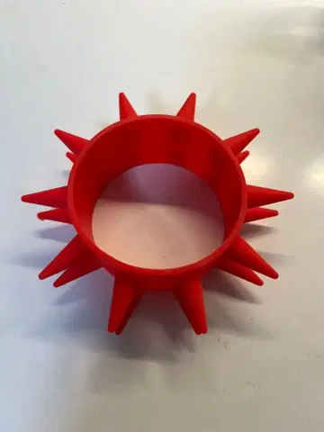 사바시 스타 가시 팔찌 (빨간색)