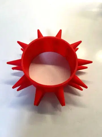 사바시 스타 가시 팔찌 (빨간색)