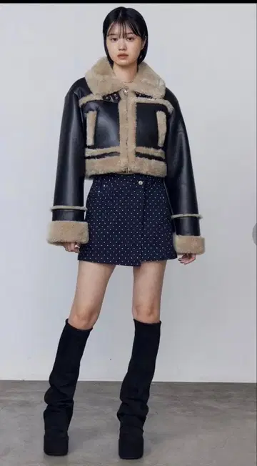 EMODA 루즈 플레어 커버 핏 부츠