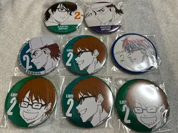 다이아몬드 A 미유키 카즈야 프라이즈 캔뱃지 세트