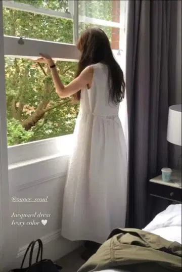 ounce 자카드 원피스