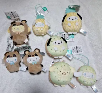 산리오 인형옷 마스코트 8개 세트 묶음 판매