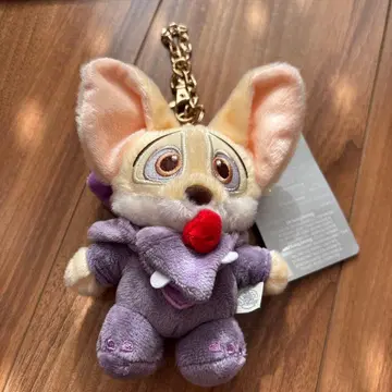 홍콩 디즈니 주토피아 피닉 봉제 인형 키링 키체인