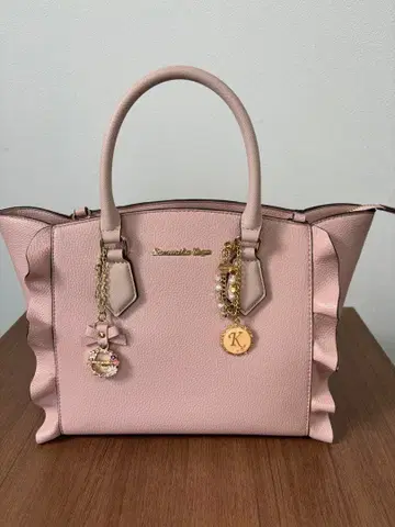 사만사 타바사 핑크 프릴 백