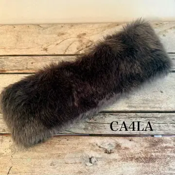 CA4LA 그레이 퍼 헤어밴드