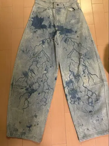 [ 새상품급 ] GRANCY ( 그랑시 ) 와이드 데님 팬츠 라이트 블루