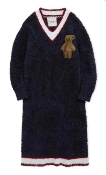 젤라또피케*홀리데이베어 롱 원피스*네이비*프리 사이즈