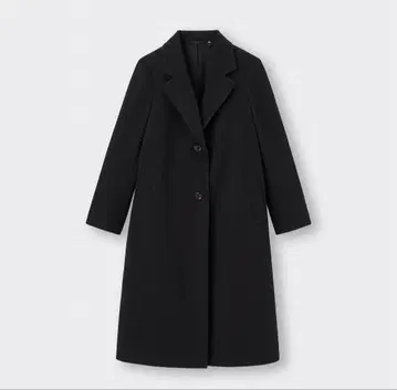 미사용 새상품 GAP 코지 멜톤 테일러드 코트 블랙