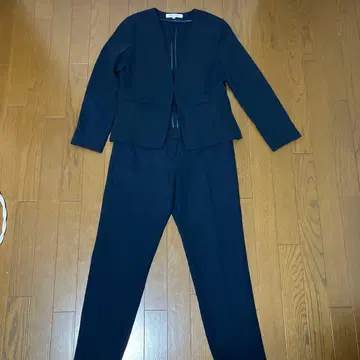 NATURAL BEAUTY BASIC 네이비 팬츠 셋업 M