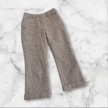 내추럴 뷰티 베이직 7부 기장 하의 M 사이즈 블랙 그레이 일본제