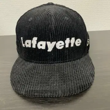 라파예트 블랙 코듀로이 스냅백 캡