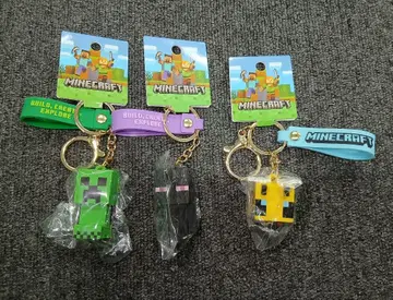 마인크래프트 캐릭터 키링 3개 세트