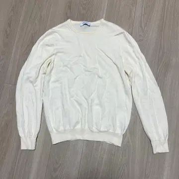 GRAN SASSO 크루넥 스웨터 아이보리