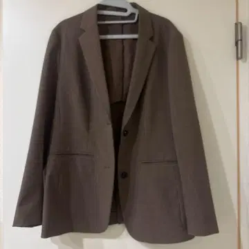 유니클로 테일러드 자켓 체크